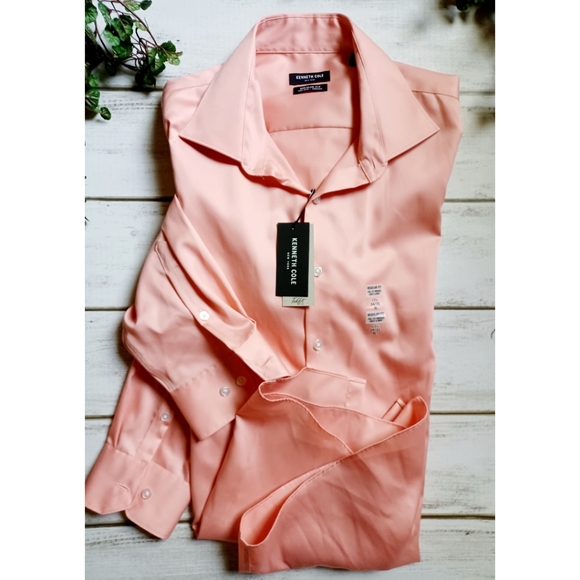 Kenneth Cole Regular Fit Non-Iron Dress Shirt - Picture 10 of 10